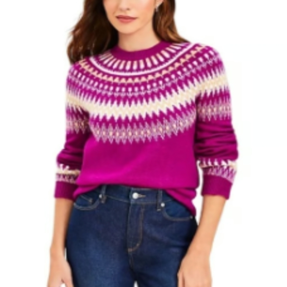 Loft moked neck sweater